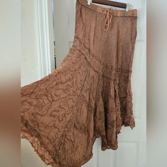 Scully Earthy Brown Maxi Skirt - Picture 2 of 7